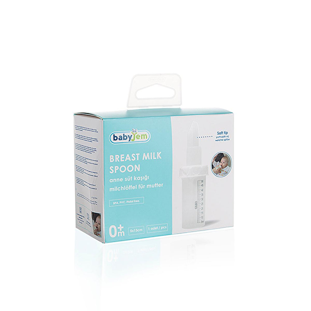 Babyjem Baby Feeding Spoon TPU - Breastfeeding Support & Nipple Confusion Solution for New Mothers - view 3