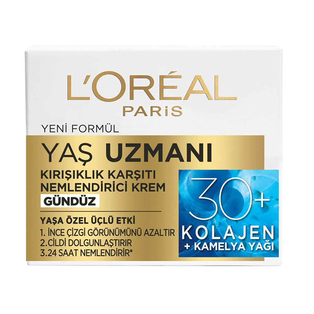 L'Oreal Paris Anti-wrinkle Moisturizing Cream for Mature Skin - Reduces Fine Lines & Hydrates for 24 Hours - Face Cream
