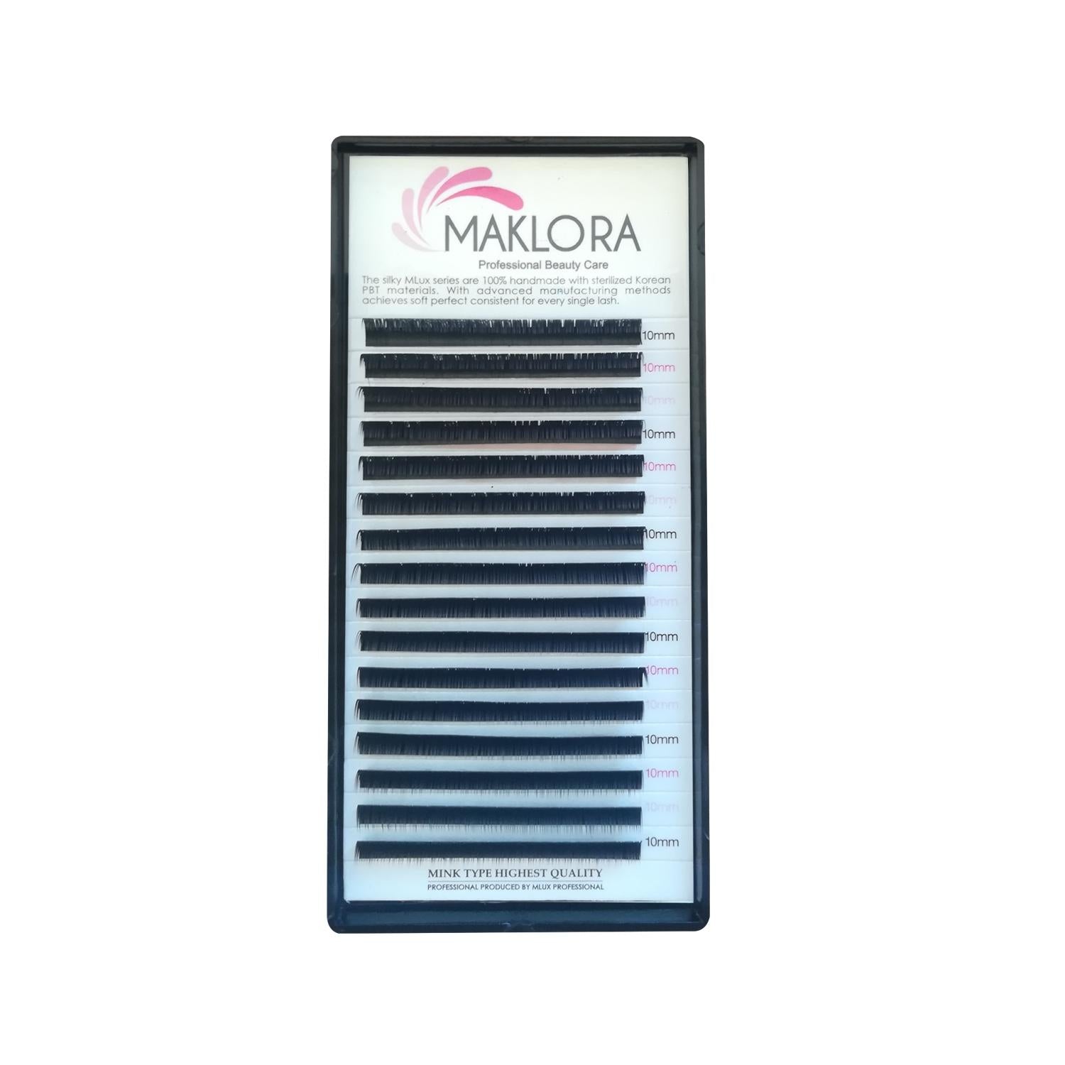 Maklora Silk False Eyelashes C Curl Shape 0.10 Thickness 10mm Length - Luxurious Eyelash Enhancement for Beauty Enthusiasts Maklora Silk False Eyelashes C Curl 10mm - Luxurious Beauty false eyelashes, silk eyelashes, C curl eyelashes, eyelash extensions, cosmetic beauty products, beauty enthusiasts, luxury eyelashes, natural eyelash enhancement, everyday wear eyelashes, special occasion eyelashes, silk material eyelashes, 10mm eyelashes, 0.10 thickness eyelashes