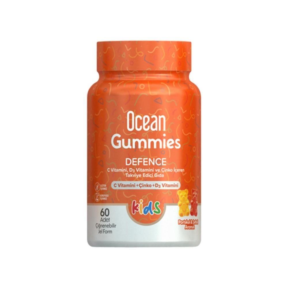 Ocean Gummies Defence: 60 Chewable Vitamin Gummies for Immune Support | Delicious & Easy Dietary Supplement for Adults & Kids - image 3