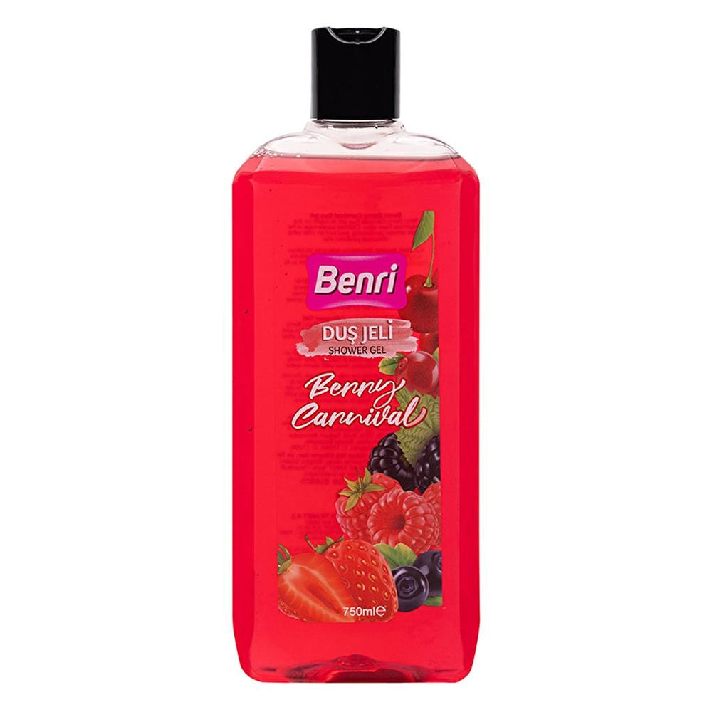 Benri Berry Carnival Shower Gel for Fresh Skin 750 ml