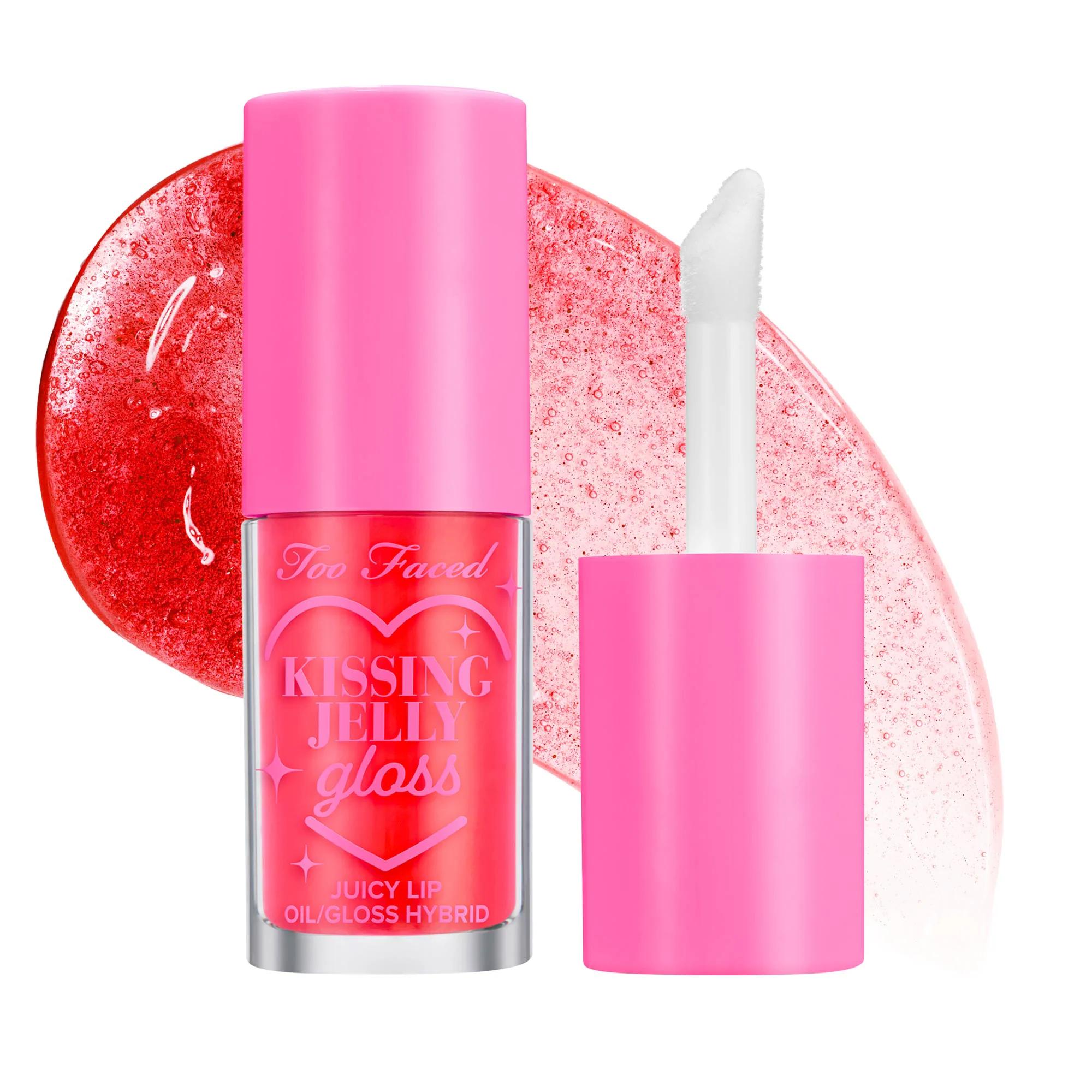 Kissing Jelly: Ultra-Hydrating, Non-Sticky Lip Oil Gloss | Vegan & Cruelty-Free for Soft, Sheer Color & 12-Hour Moisture Kissing Jelly Lip Oil Gloss: Hydrating, Non-Sticky, Vegan Lip oil, Lip gloss, Moisturizing lip oil, Non-sticky lip gloss, Vegan lip oil, Cruelty-free lip gloss, Hydrating lip oil, Sheer lip color, Jojoba oil lip gloss, Sunflower seed oil lip oil, Lip care, Lip treatment, Vegan beauty, Cruelty-free beauty, Hydrating lip gloss, Non-sticky lip oil, Soft lips, Smooth lips, Long-lasting moistu