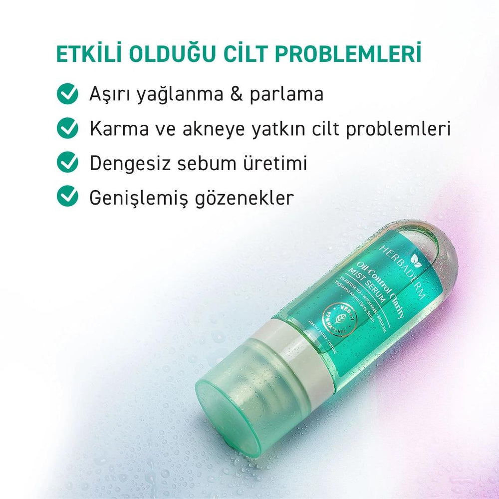 Herbaderm Anti-Oiliness Spray Serum for Balanced Skin 80 ml