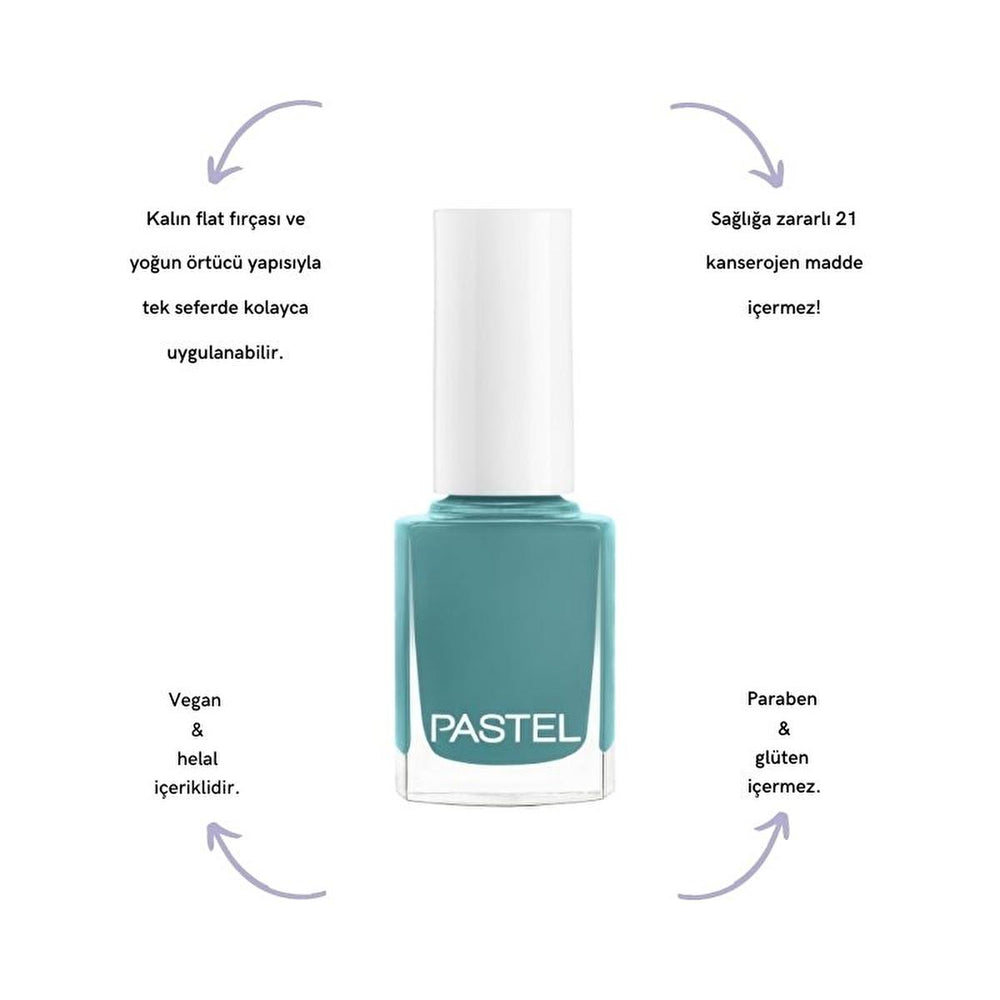 Pastel Oje - Vegan, Cruelty-Free Nail Polish with Wide Range of Pastel Colors - view 3