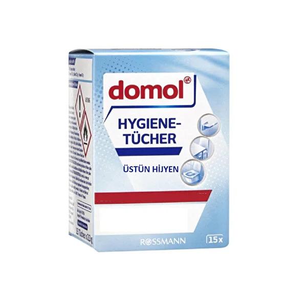 Domol Hygiene Wipes 15-Pack - Portable, Dermatologically Tested, Effective Surface Cleaning Domol Hygiene Wipes 15-Pack - Portable & Dermatologically Tested hygiene wipes, travel hygiene, portable cleaning wipes, dermatologically tested wipes, surface cleaning wipes, personal hygiene, public restroom essentials, travel accessories, cleaning supplies, health and hygiene products