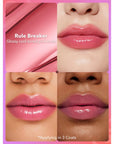 Sheglam Mirror Kiss Shine Lipstick Rule Breaker 2.3g