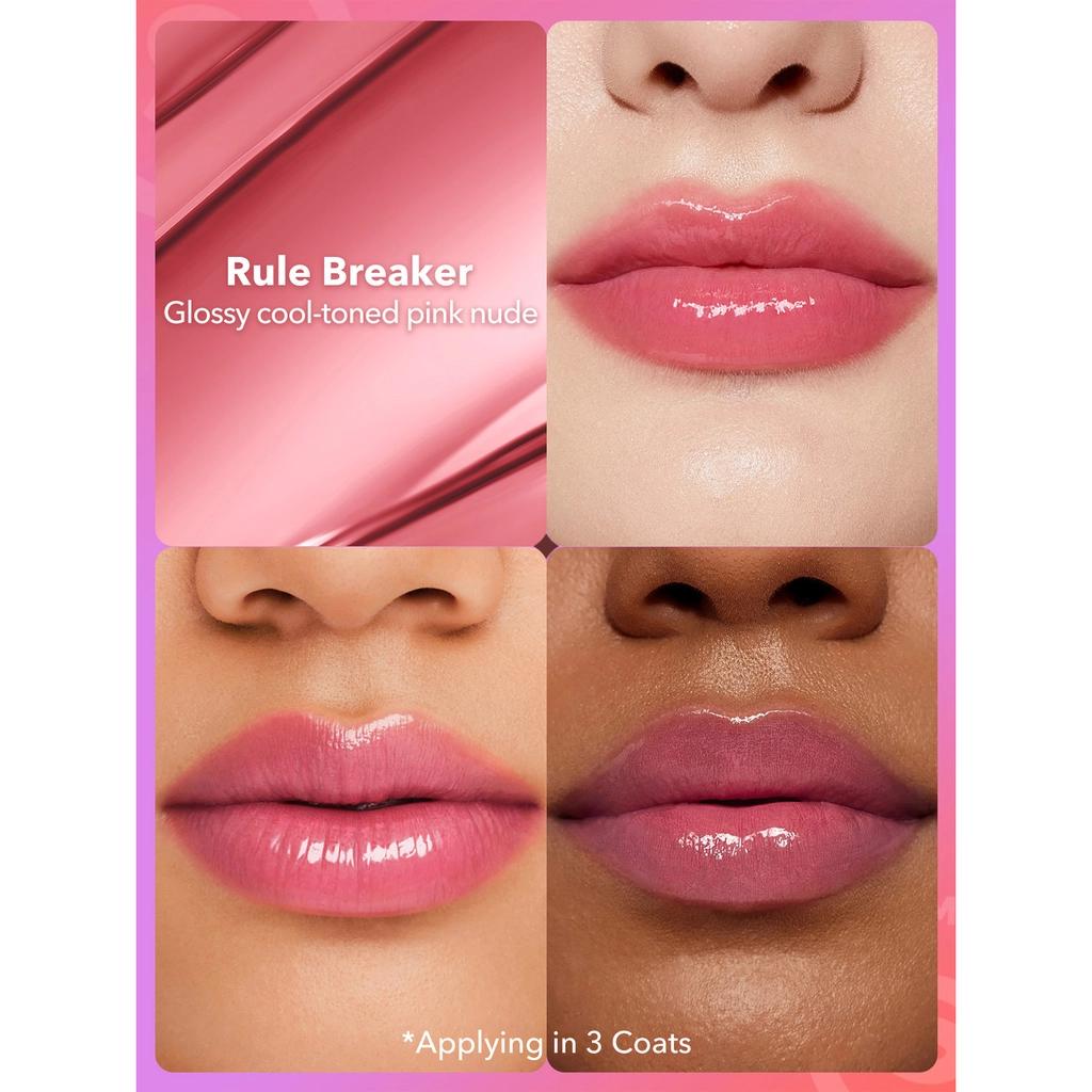 Sheglam Mirror Kiss Shine Lipstick Rule Breaker 2.3g