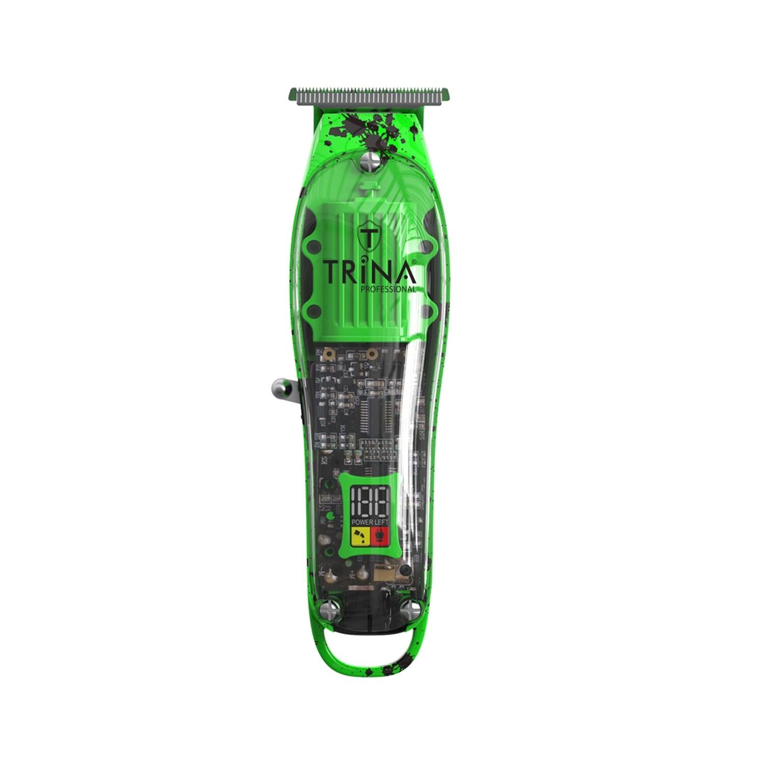 Trina Professional Hair Clipper - Green, Professional Grade Hair Cutting Tool for Barbers and Hairstylists Trina Professional Hair Clipper - Green Trina Professional, Hair Clipper, Hair Cutting Tool, Professional Hair Care, Green Hair Clipper, Barber Tools, Hairstylist Essentials, Grooming, Personal Care, Professional Grade, High-Performance Cutting, Ergonomic Design, Durable Construction