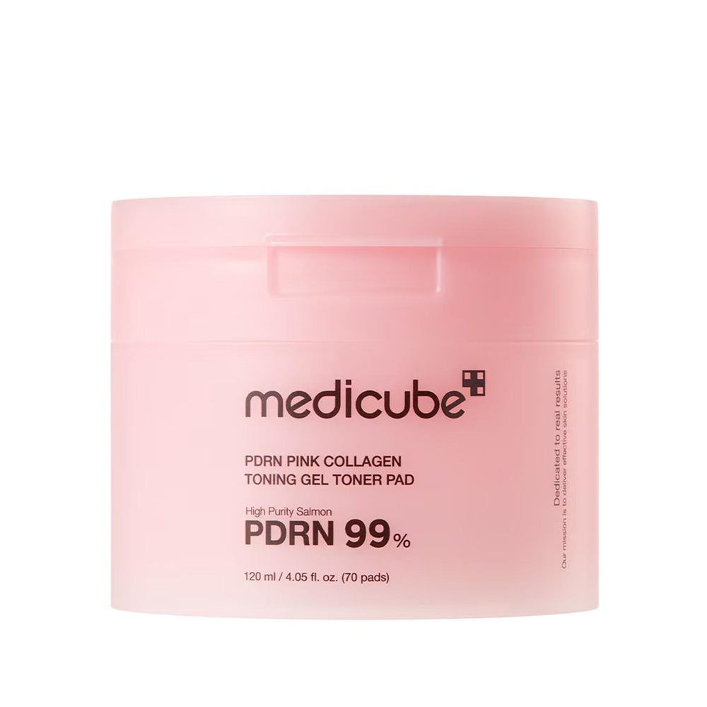 Medicube PDRN Pink Collagen Toning Gel Pads for Radiance 70 Pads