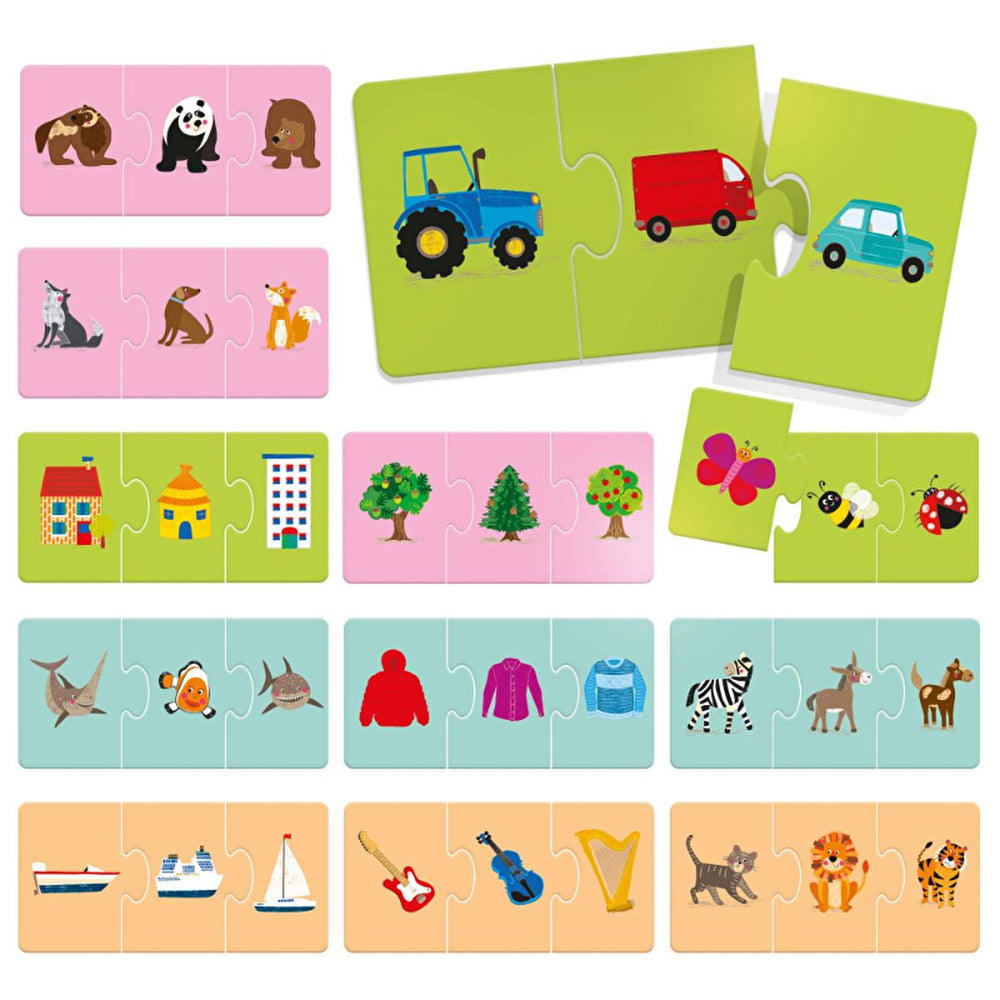Headu Educational Puzzle for Toddlers - Matching Puzzle for Kids Aged 2-5 Years, Enhances Cognitive Development - Toy