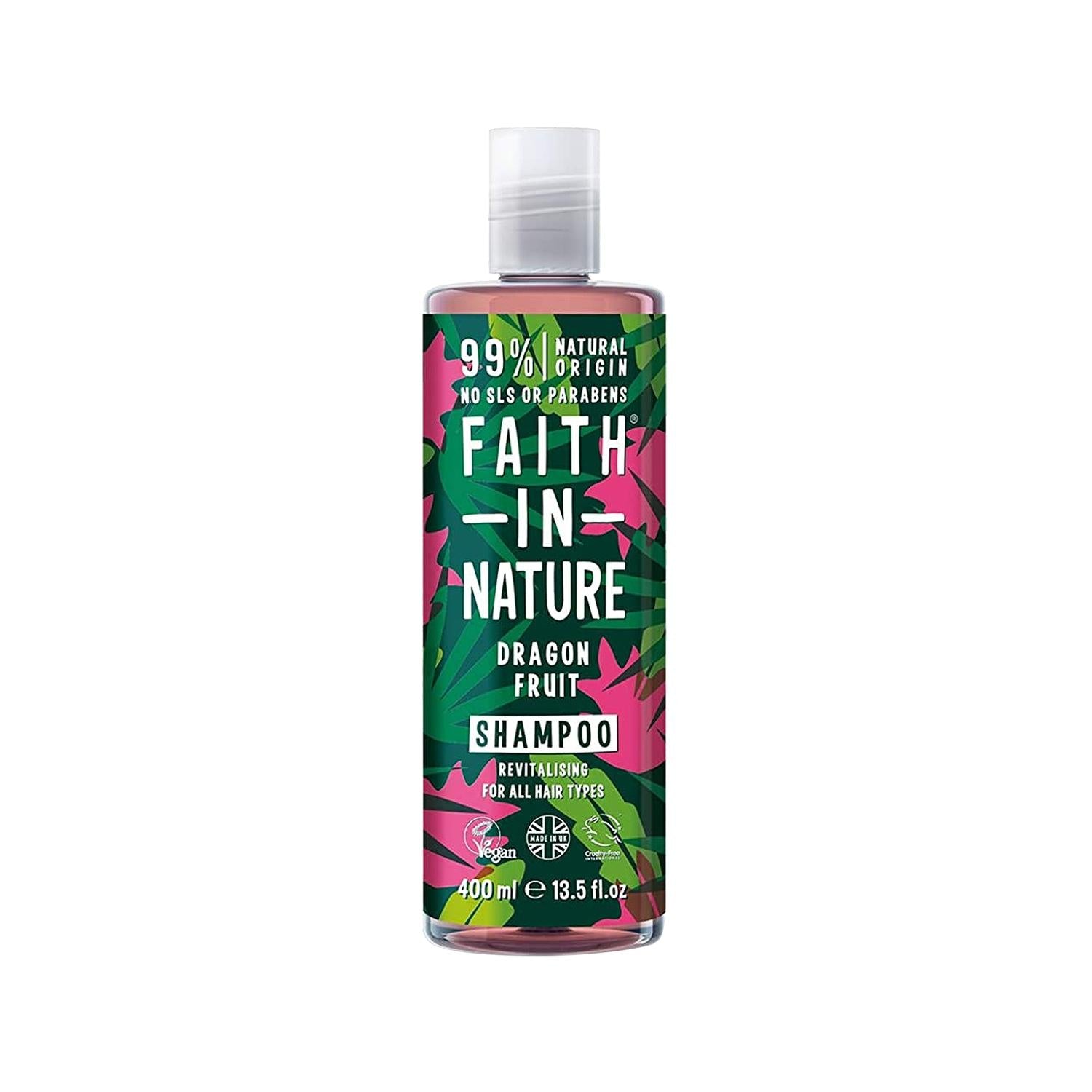 Faith In Nature Dragon Fruit Revitalizing Shampoo for All Hair Types - 13.53 fl oz Natural Hair Care Faith In Nature Dragon Fruit Shampoo - Natural Hair Care Natural Shampoo, Dragon Fruit Shampoo, Revitalizing Shampoo, Shampoo for All Hair Types, Faith In Nature Shampoo, Natural Hair Care, Gentle Shampoo, Antioxidant Shampoo, Hair Revitalization, Hair Nourishment, Daily Hair Care, Chemical-Free Shampoo