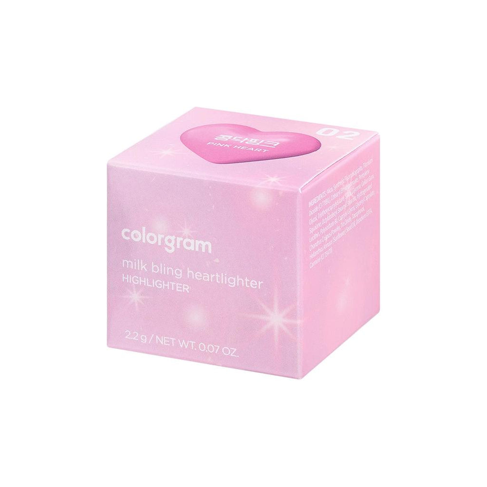 Colorgram Milk Bling Heartlighter 02 Pink Heart 2.2g