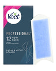 Veet Professional Wax Strips for Hair Removal - Sensitive Skin, Easy-Gelwax Technology, 12 Count Veet Professional Wax Strips - Sensitive Skin Hair Removal wax strips, hair removal, sensitive skin, Veet Professional, Easy-Gelwax technology, body hair removal, hair removal for women, beauty products, personal care, grooming, depilatory wax strips, waxing kit, hair removal cream alternative