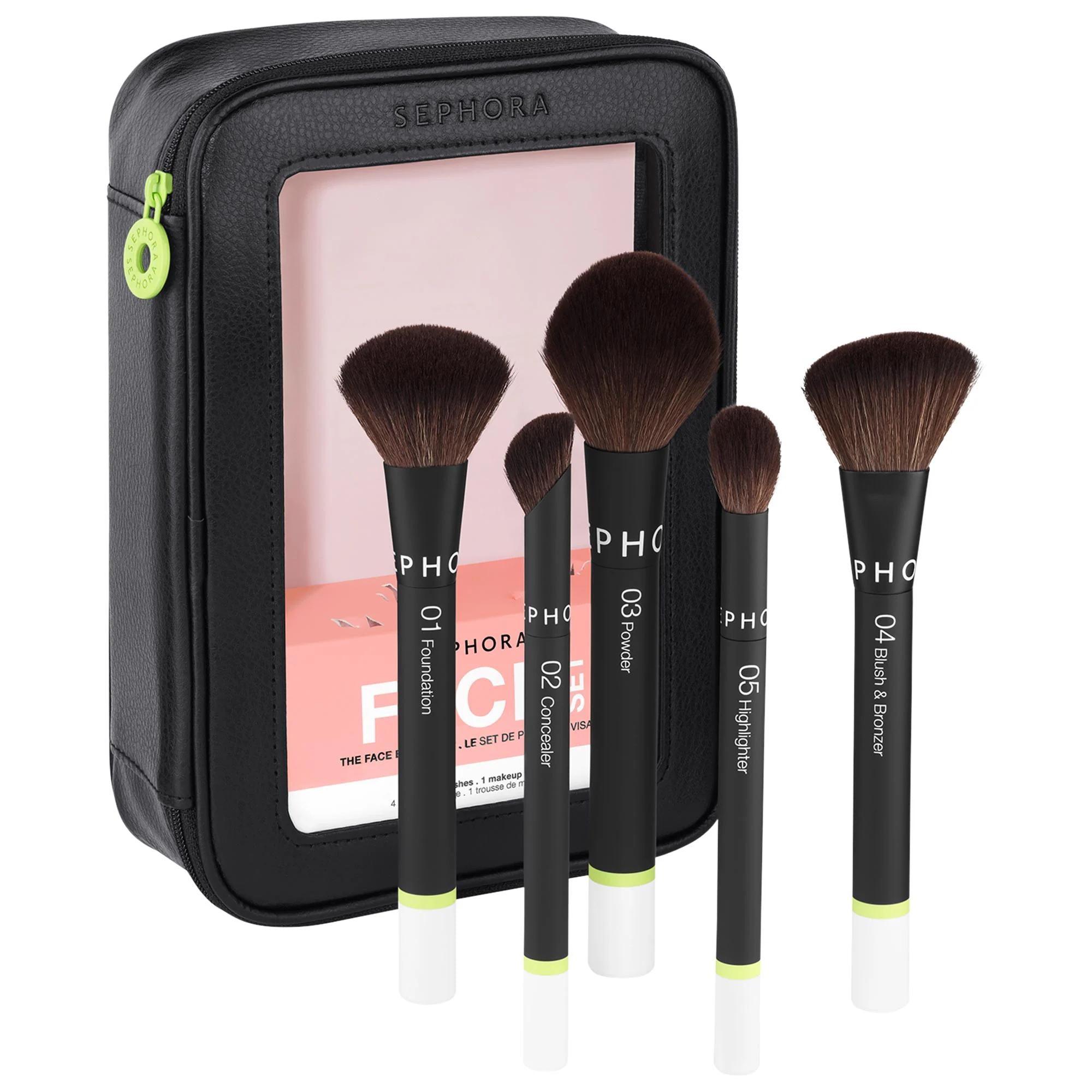 The Face Brush Set - Vegan Makeup Brushes for Flawless Face Makeup Application - Eco-Friendly Makeup Tools Vegan Makeup Brush Set for Flawless Face Makeup makeup brush set, vegan makeup brushes, face makeup brushes, synthetic makeup brushes, eco-friendly makeup tools, cruelty-free makeup, sustainable makeup, makeup essentials, brush set, travel makeup bag, reusable makeup bag, professional makeup results, flawless makeup, makeup for beginners, gift for makeup lovers