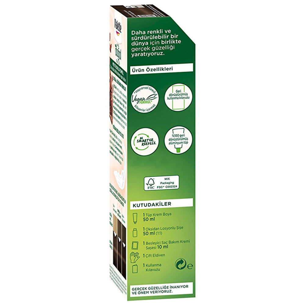 Palette Natural Permanent Hair Dye 4-0 Brown - Long-Lasting, Natural Ingredients - view 6
