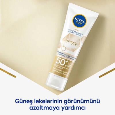 Nivea Sun Luminous630 Anti-Spot Sunscreen Face Cream SPF50+ - Non-Greasy, Reduces Sun Spots, 1.35 fl oz - image 3