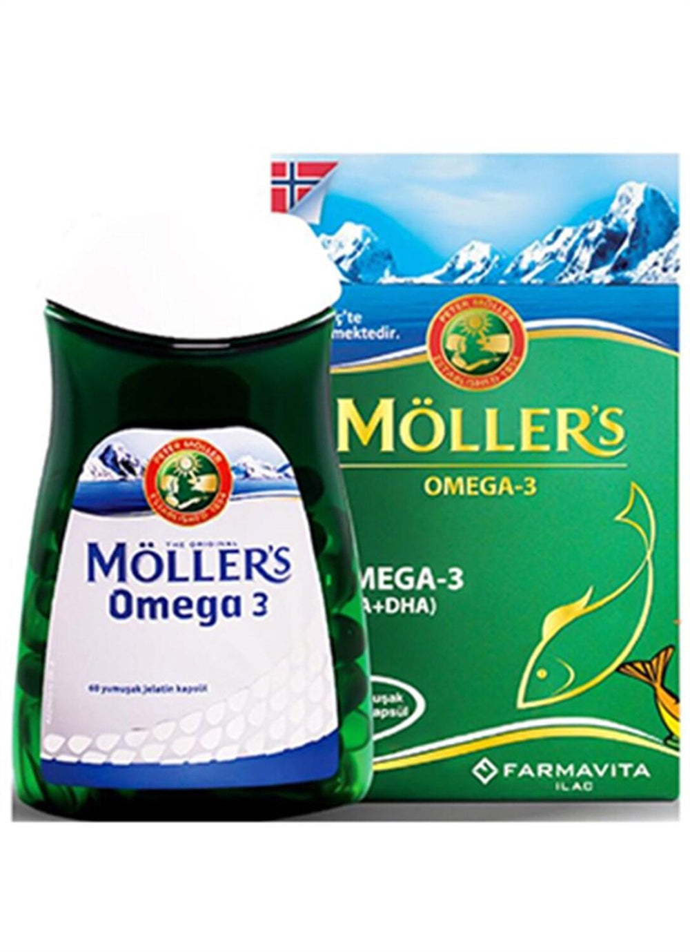 Mšller's Omega-3 Supplement - 60 Softgels with EPA, DHA & Vitamin E - Supports Heart & Brain Health - image 3