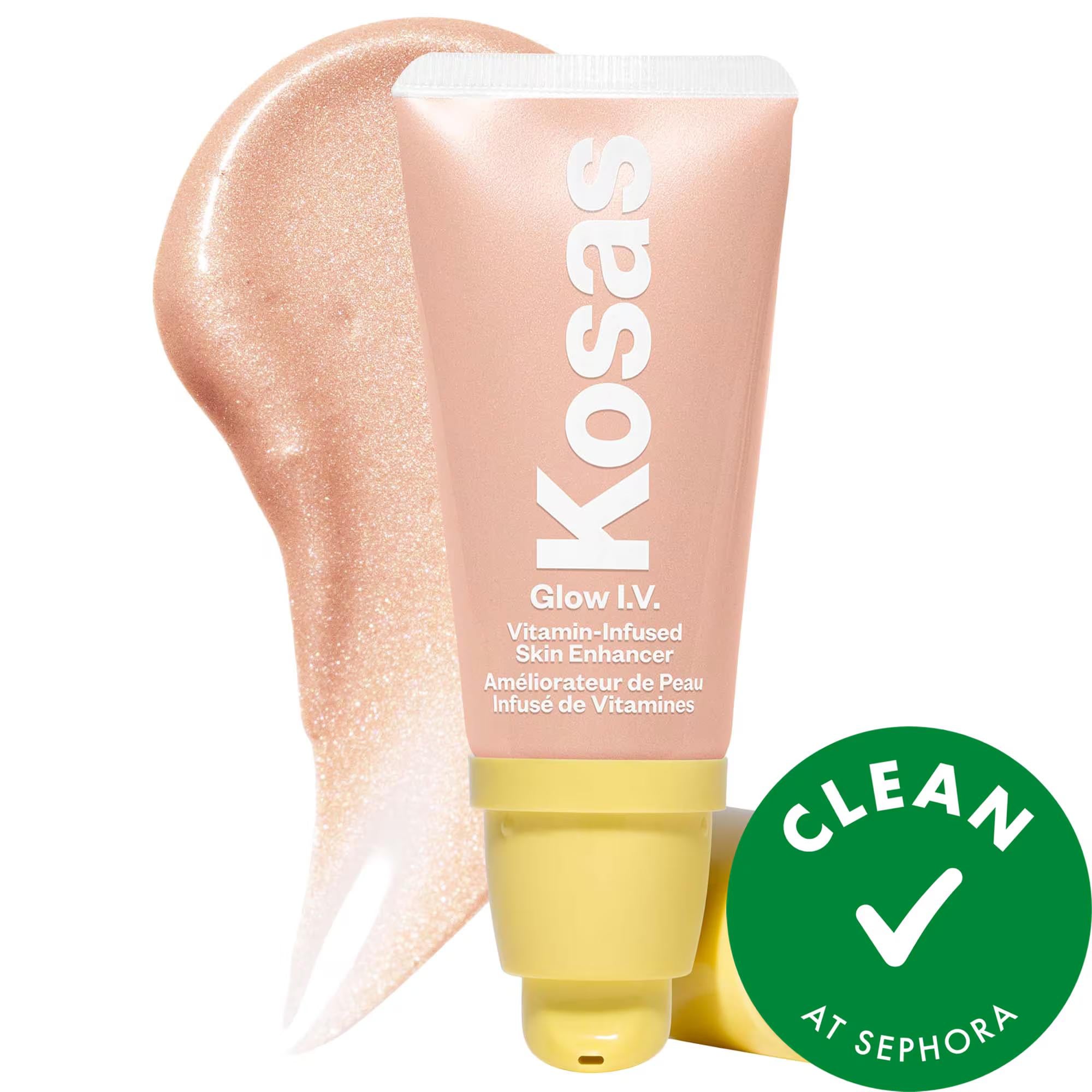 Glow I.V. Vitamin-Infused Skin Illuminating Enhancer - Liquid Highlighter for Radiant Glow, Natural Skincare, Hypoallergenic Makeup Glow I.V. Vitamin-Infused Skin Enhancer for Radiant Glow Vitamin-Infused Skin Enhancer, Liquid Highlighter, Natural Skincare, Vegan Skincare, Hypoallergenic Makeup, Radiant Glow, Healthy Complexion, Clean Beauty, Cruelty-Free, Gluten-Free, Sensitive Skin Friendly, Luminous Makeup, Skincare with Natural Ingredients