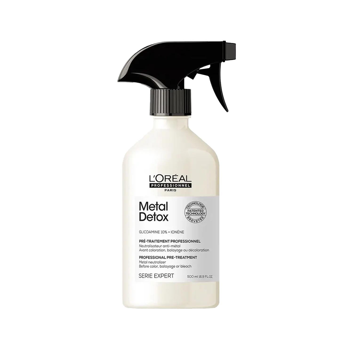 Loreal Professionnel Paris Serie Expert Metal Detox Hair Care Spray - Neutralizing Pre-Treatment for Damaged Hair, 16.91 fl oz Loreal Professionnel Paris Metal Detox Spray for Damaged Hair Loreal Professionnel Paris, Serie Expert Metal Detox, Hair care spray, Pre-treatment hair care, Neutralizing hair spray, Damaged hair care, Hair treatment products, Professional hair care, Hair care for chemically treated hair, Hair repair, Hair restoration, Healthy hair products