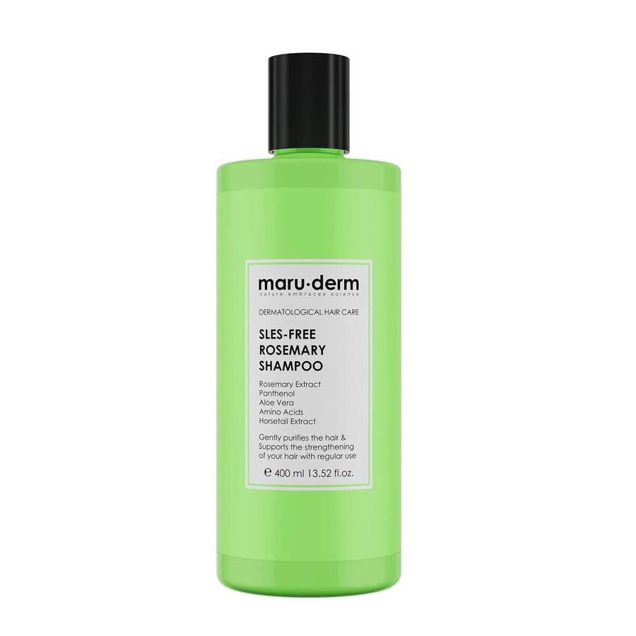 Maruderm Rosemary Shampoo 400ml - Anti-Hair Loss & Hair Strengthening Shampoo for All Hair Types Maruderm Rosemary Shampoo - Fight Hair Loss for Thicker, Fuller Hair hair loss shampoo, anti-hair loss shampoo, shampoo for hair growth, hair strengthening shampoo, shampoo for thinning hair, shampoo for all hair types, hair care shampoo, biberiye şampuan, rosemary shampoo, shampoo, hair cleanser, hair thickening, hair growth, hair loss treatment, thinning hair, damaged hair, healthy hair, strong hair, rosemary,