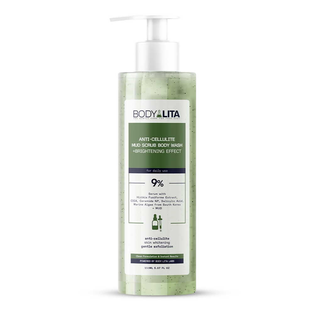BodyLita Boryeong Clay Anti-Cellulite Body Wash with Centella Asiatica, 150ml