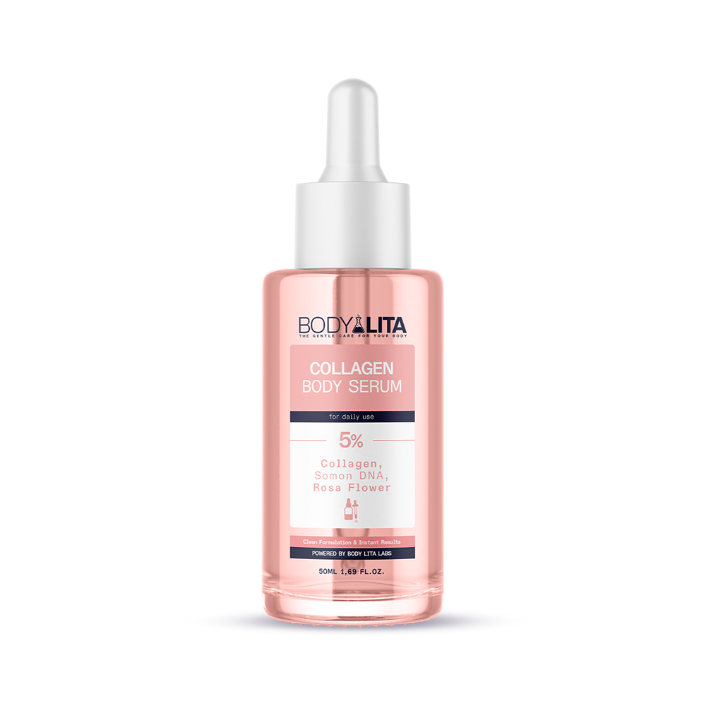 BodyLita Collagen 5% Active Serum Body Serum, Firming & Moisturizing Treatment, 50ml