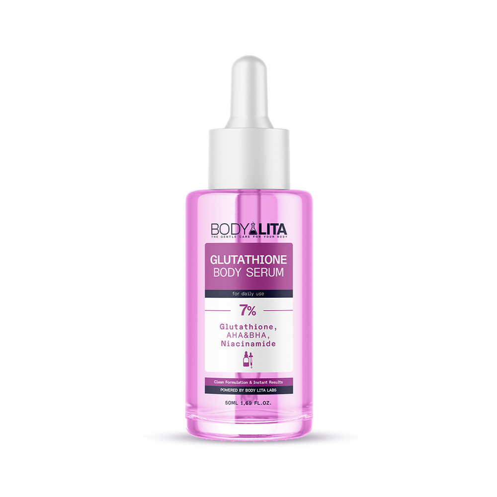 BodyLita Glutathione 7% Active Serum Body Serum, Brightening & Tone-Evening Treatment, 50ml