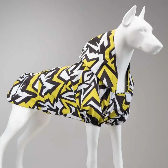 Lindo Crunch Hooded Dog Raincoat Water Resistant Outerwear