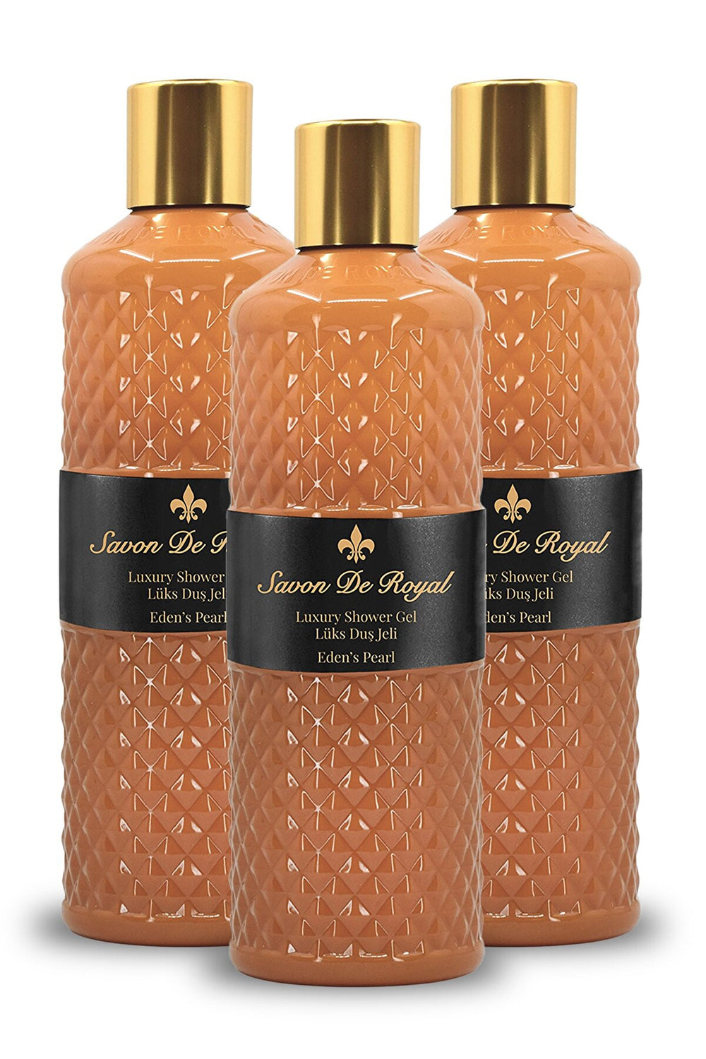 Savon de Royal Pearl Shower Gel Brown 500 Ml x3 - Shower Gel