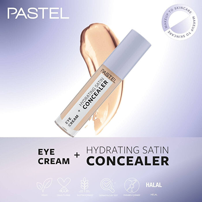 Pastel Eye Cream + Hydrating Satin Concealer 63 Milkshake