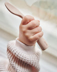 OiOi Mama Silicone Baby Spoon - Soft, Safe, and Gentle for Infants 6 Months+, Food Grade Silicone, Easy to Clean - Baby Care