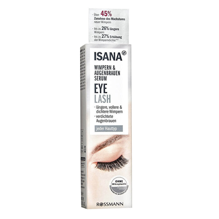 Isana Eyebrow & Lash Serum 6ml - Nourishing Formula | Vegan - Eyebrow Pencil