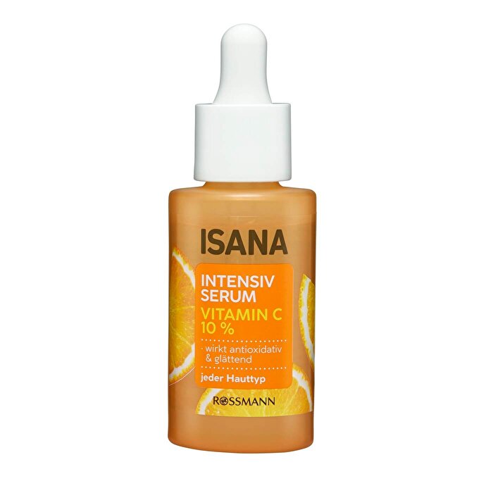Isana 10% Vitamin C Facial Serum - Brightening & Skin Smoothing - Vegan, Dermatologically Tested - Grapefruit Infused for Radiant Skin - image 3