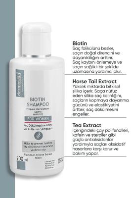 Dermoskin Biotin Shampoo for Women - Gentle, Residue-Free Hair Cleanser & Revitalizer - view 2
