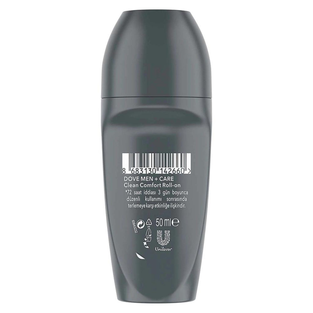 Dove Men +Care Clean Comfort Deodorant Roll-On 50 ml