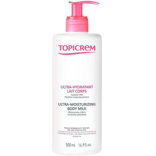 Topicrem Ultra Moisturizing Body Milk 500ml - Body Cream