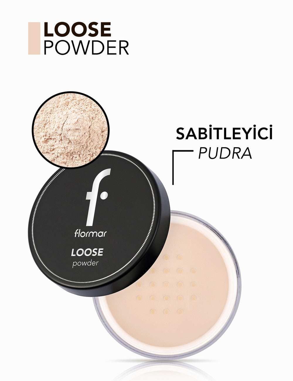 Flormar Loose Setting Powder Semi-Matte Finish 18g