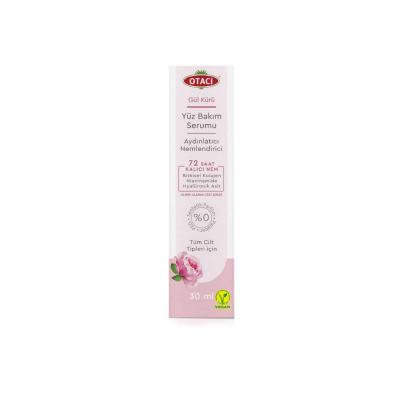 Otacı Gül Kürü Facial Serum: Rose Water, Hyaluronic Acid, & Vitamin C for Bright, Hydrated, Youthful Skin - Natural Skincare 1.01 fl oz Otacı Gül Kürü Facial Serum: Rose Water for Bright, Hydrated Skin facial serum, rose water serum, hyaluronic acid serum, natural skincare, skin brightening serum, rose serum for face, vitamin C serum, organic aloe vera skincare, Otacı Gül Kürü, facial moisturizing serum, rose water, hyaluronic acid, plant-based collagen, niacinamide, vitamin C, organic aloe vera, panthenol,