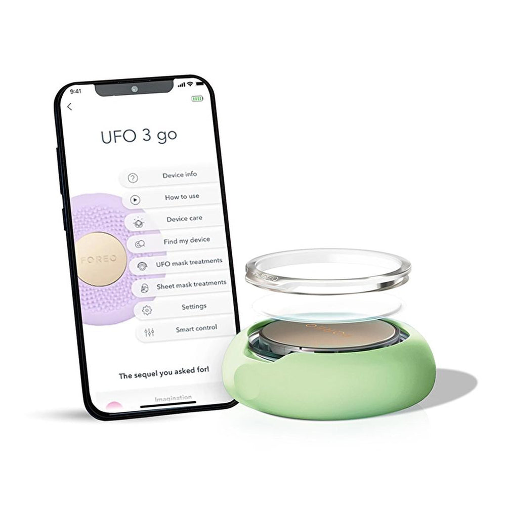 Foreo UFO 3 Go Pistachio Smart Mask Device for Travel