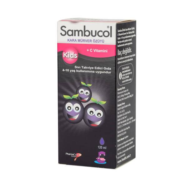 Sambucol Elderberry Syrup for Kids - Boosts Immune System Support with Vitamin C - 4.06 fl oz Sambucol Elderberry Syrup for Kids - Immune Support Elderberry Syrup for Kids, Kids Immune System Support, Children's Dietary Supplements, Vitamin C Supplement for Children, Sambucol Kids, Natural Health Supplements for Children, Immune Boosting Supplements, Dietary Supplements for Kids, Elderberry and Vitamin C, Healthy Kids Supplements