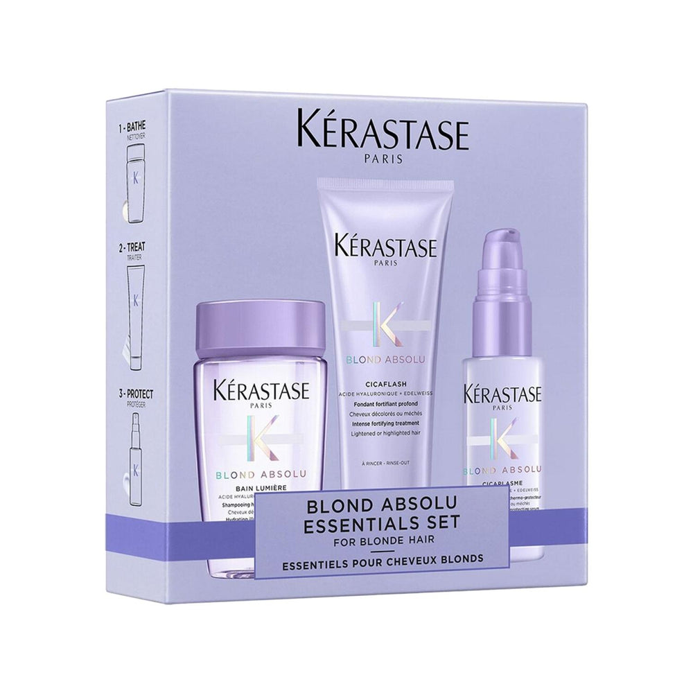 Kerastase Blond Absolu Hair Care Set for Blond Hair - Introductory Kit with Multiple Products for Hair Care - Hair Care