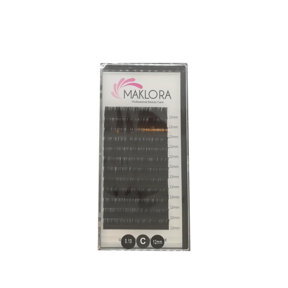 Maklora Eyelash Extensions, Volume C Curl Synthetic Silk Lashes - 0.07 Thickness, 12mm Length Maklora Volume C Curl Eyelash Extensions - Luxurious Lash Look Eyelash Extensions, Volume Lashes, C Curl Eyelashes, Synthetic Silk Lashes, 0.07 Thickness Eyelashes, 12mm Eyelash Extensions, Beauty Products, Makeup Accessories, Lash Extensions, Volume Eyelashes, C Curl Lashes, Silk Lashes, Beauty Essentials, Makeup Lovers, Special Occasion Beauty, Everyday Beauty