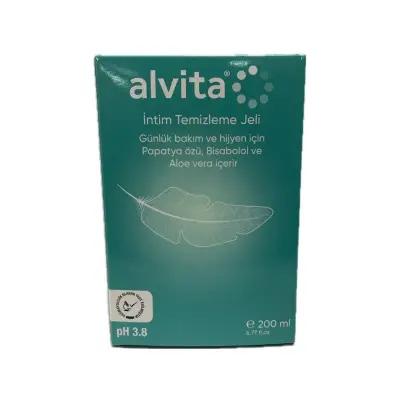 Alvita Intimate Cleansing Gel 200ml - Gentle & Effective Feminine Hygiene - Cleanser