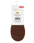 Eklips Premium Micro No-Show Socks Invisible Fit Brown 2-Pack