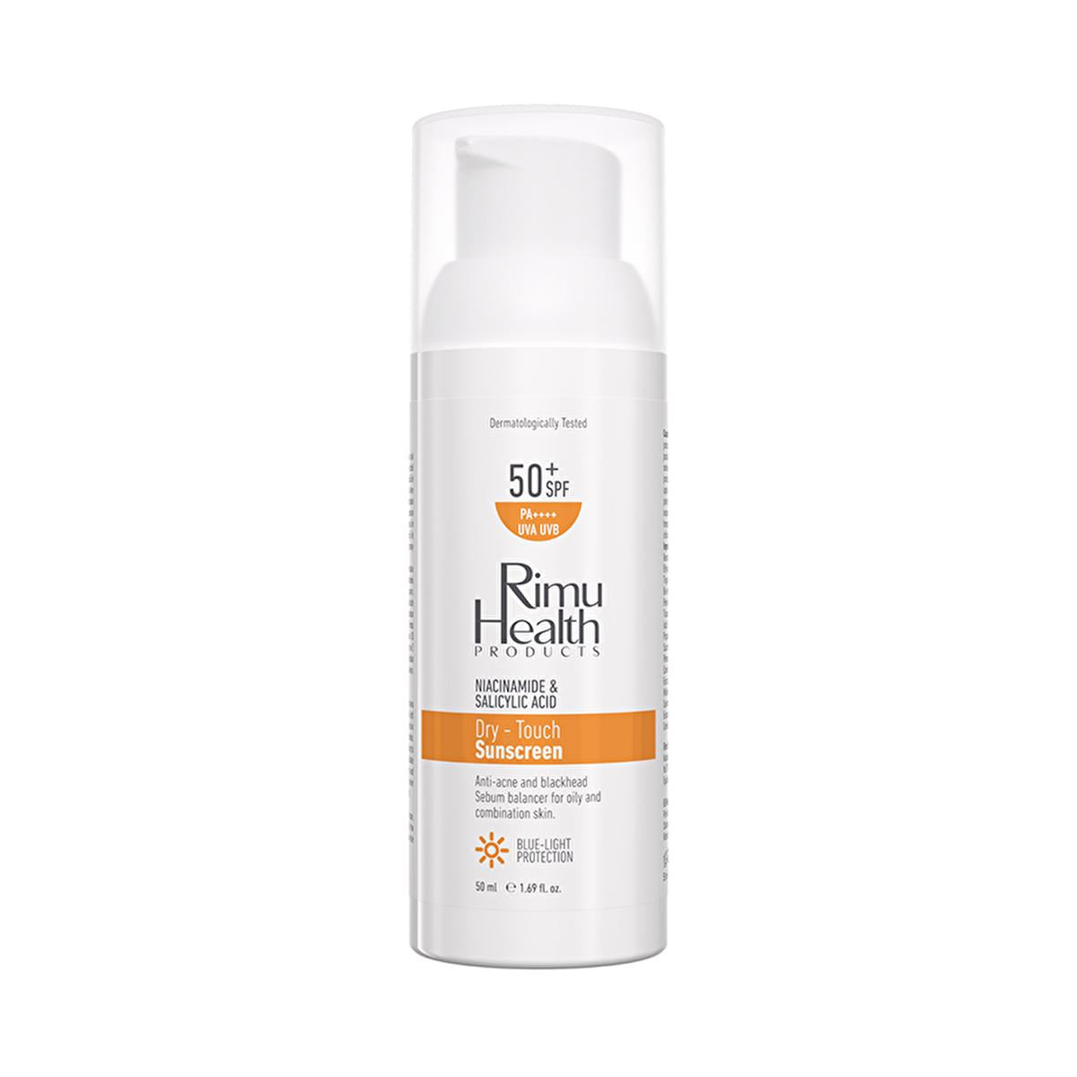 Rimu Health: Niacinamide & Salicylic Acid Sunscreen for Oily & Acne-Prone Skin | Blackhead & Blemish Control, Broad Spectrum UVA Protection Rimu Health Sunscreen: Oily/Acne Skin | Blackhead Control sunscreen for oily skin, sunscreen for acne prone skin, blackhead prevention sunscreen, niacinamide sunscreen, salicylic acid sunscreen, non comedogenic sunscreen, sunscreen for combination skin, broad spectrum sunscreen, sunscreen with ceramides, blemish control sunscreen, sunscreen, oily skin, acne prone skin, 
