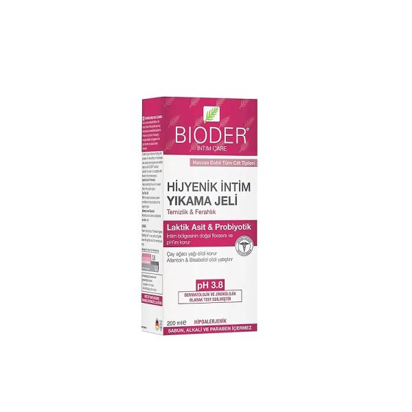 Bioder Intimate Wash: Gentle pH Balanced Feminine Hygiene Cleanser for Sensitive Skin with Tea Tree Oil - 200ml - image 2