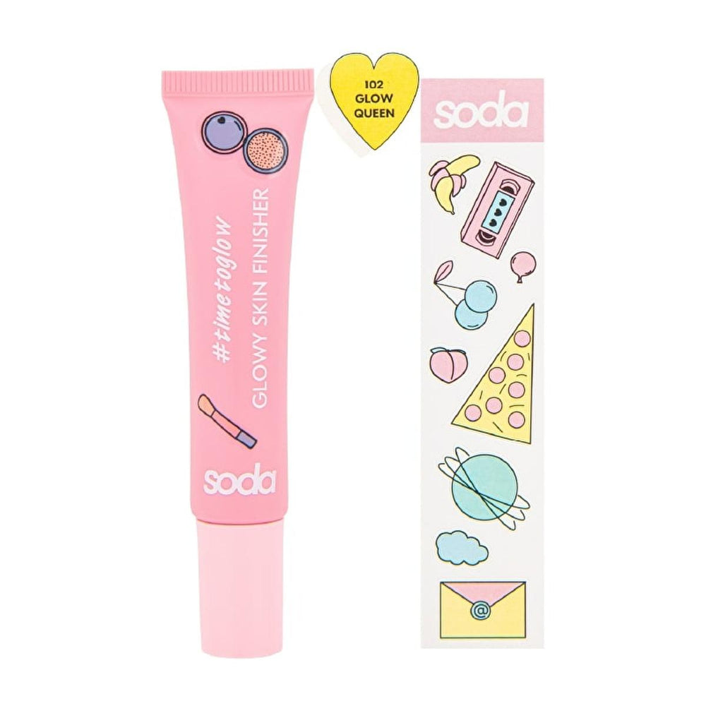 Soda Glowy Skin Finisher Highlighter Makeup Base for Radiant Glow - Long Lasting, Creamy Texture - view 4