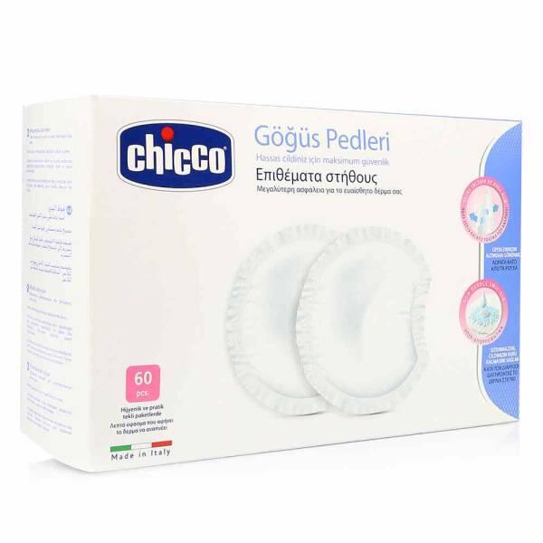 Chicco Breast Pads for Breastfeeding Mothers - 60 Count, Disposable & Breathable for Newborn Care - Baby Care