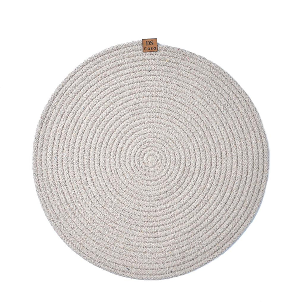 Luna Cucina Washable Ecru Placemat for Dining Table 32 cm