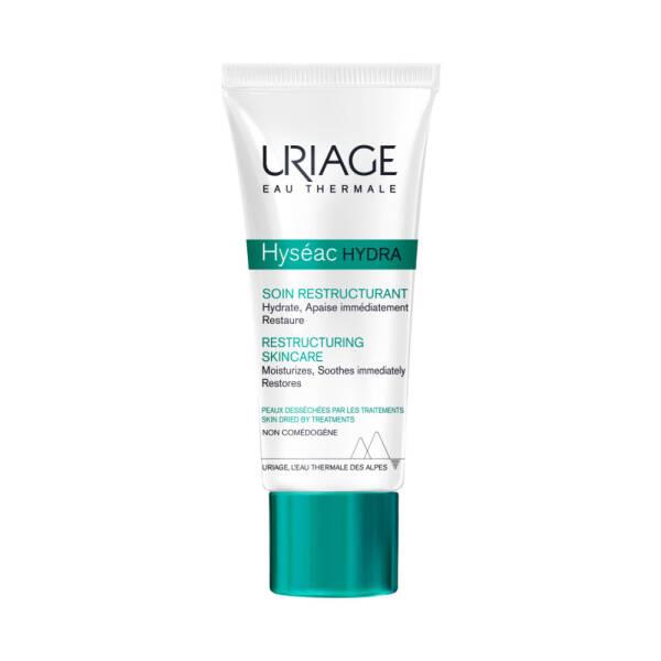 Uriage Hyseac Hydra Restructuring Skincare Moisturizer for Oily Skin - 40ml Lightweight Hydrating Cream - Makeup Primer